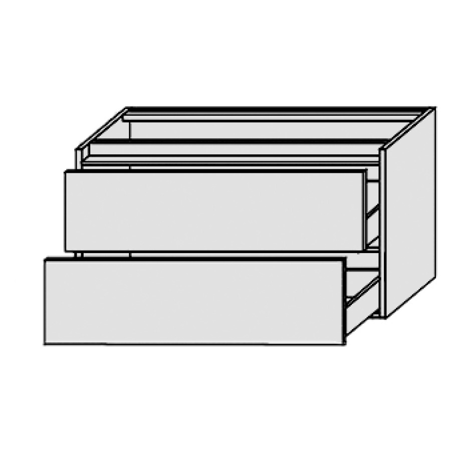 Élément inférieur PERFETTO
100,0 x 48,0 x 50,0 cm
élément à 2 tiroirs