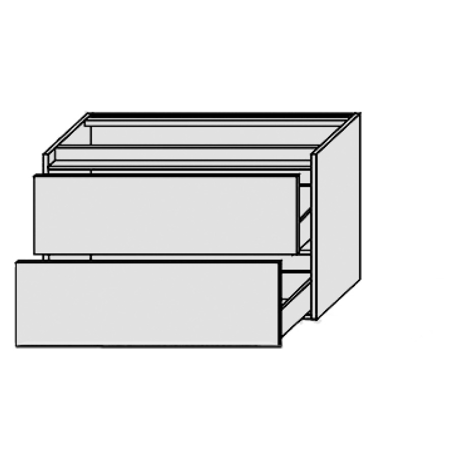 Élément inférieur PERFETTO
90,0 x 48,0 x 50,0 cm
latérale, élément à 2 tiroirs