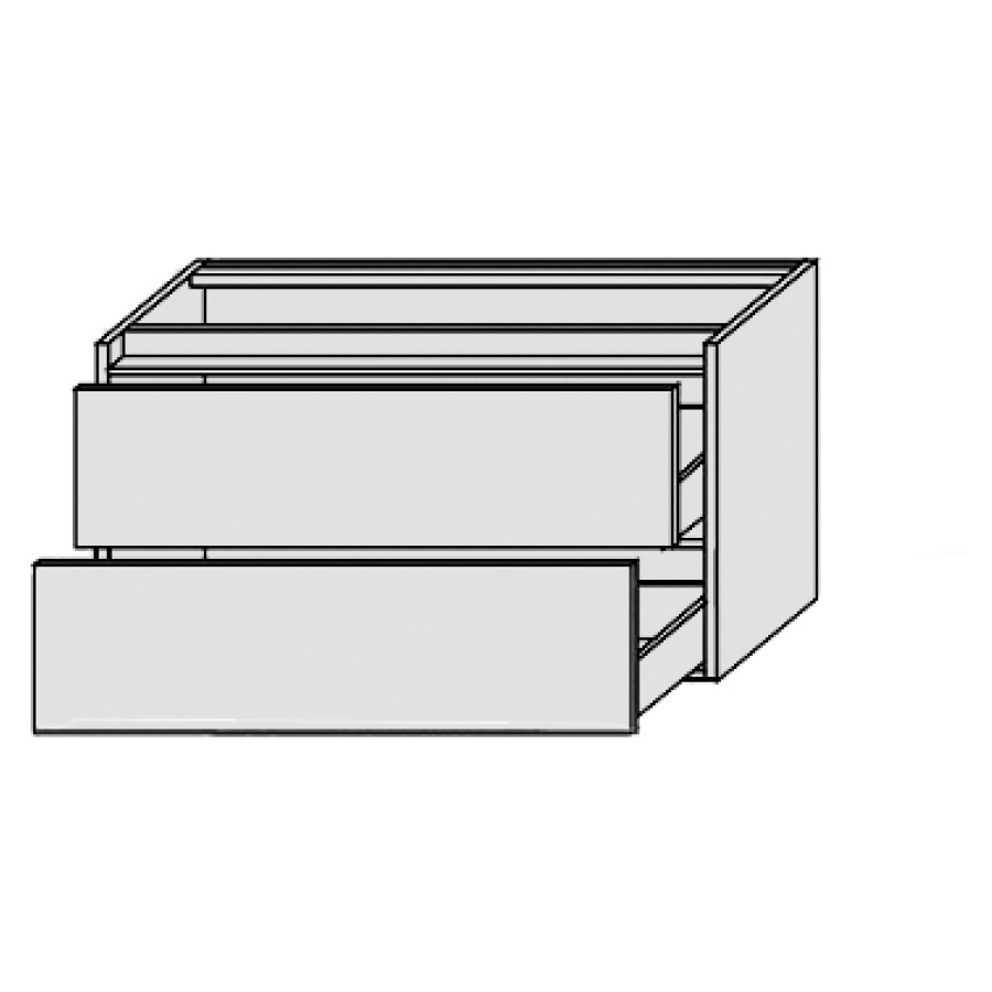 Élément inférieur PERFETTO
100,0 x 48,0 x 50,0 cm
latérale, élément à 2 tiroirs