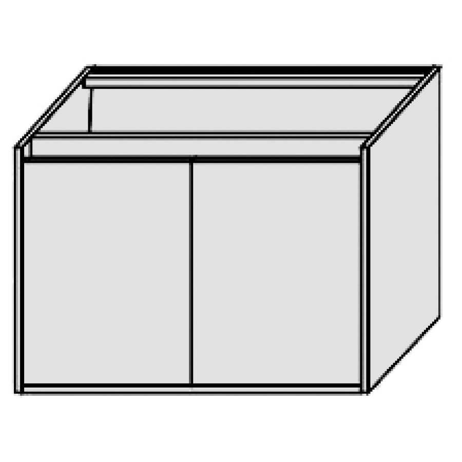 Élément inférieur PERFETTO
60,0 x 48,0 x 50,0 cm
latérale
armoire de tablette, 2 portes
