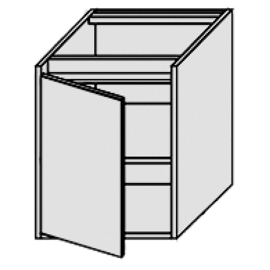 Élément inférieur PERFETTO
30,0 x 48,0 x 50,0 cm
latérale
armoire de tablette, 1 porte
charnière à gauche