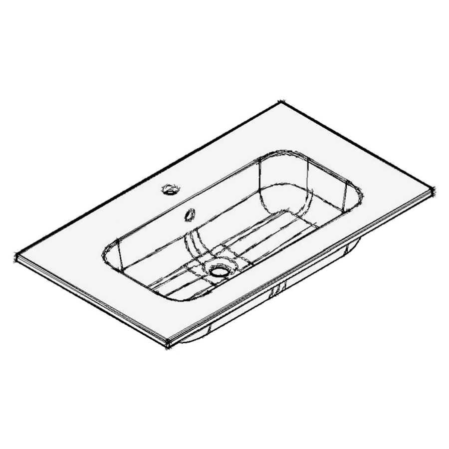 Lavabo GHIBLI
81,0 x 2,0 x 45,0 cm
coulée minérale
lavabo au millieu