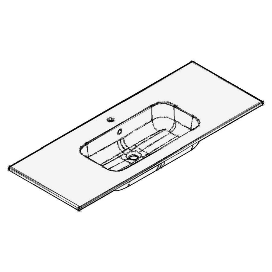 Lavabo GHIBLI
121,0 x 2,0 x 45,0 cm
coulée minérale
lavabo au millieu