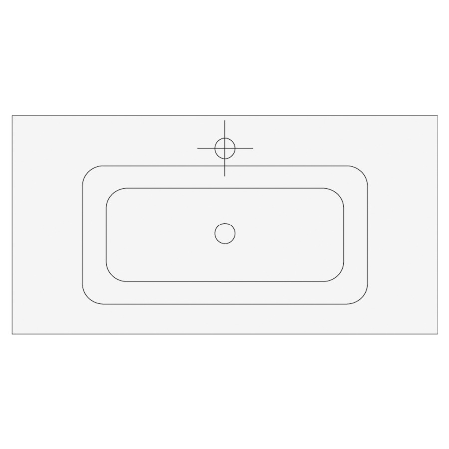 Lavabo DIVO-GIOTTO
101,0 x 1,6 x 52,0 cm
lavabo au millieu