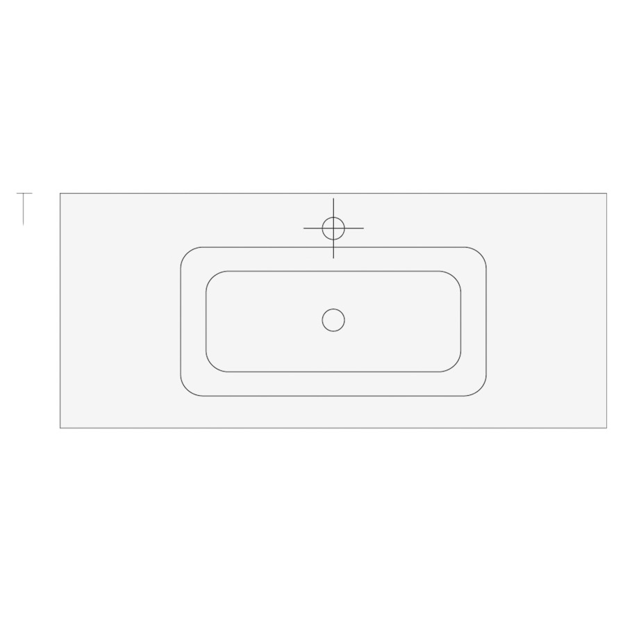 Lavabo DIVO-GIOTTO
121,0 x 1,6 x 52,0 cm
lavabo au millieu