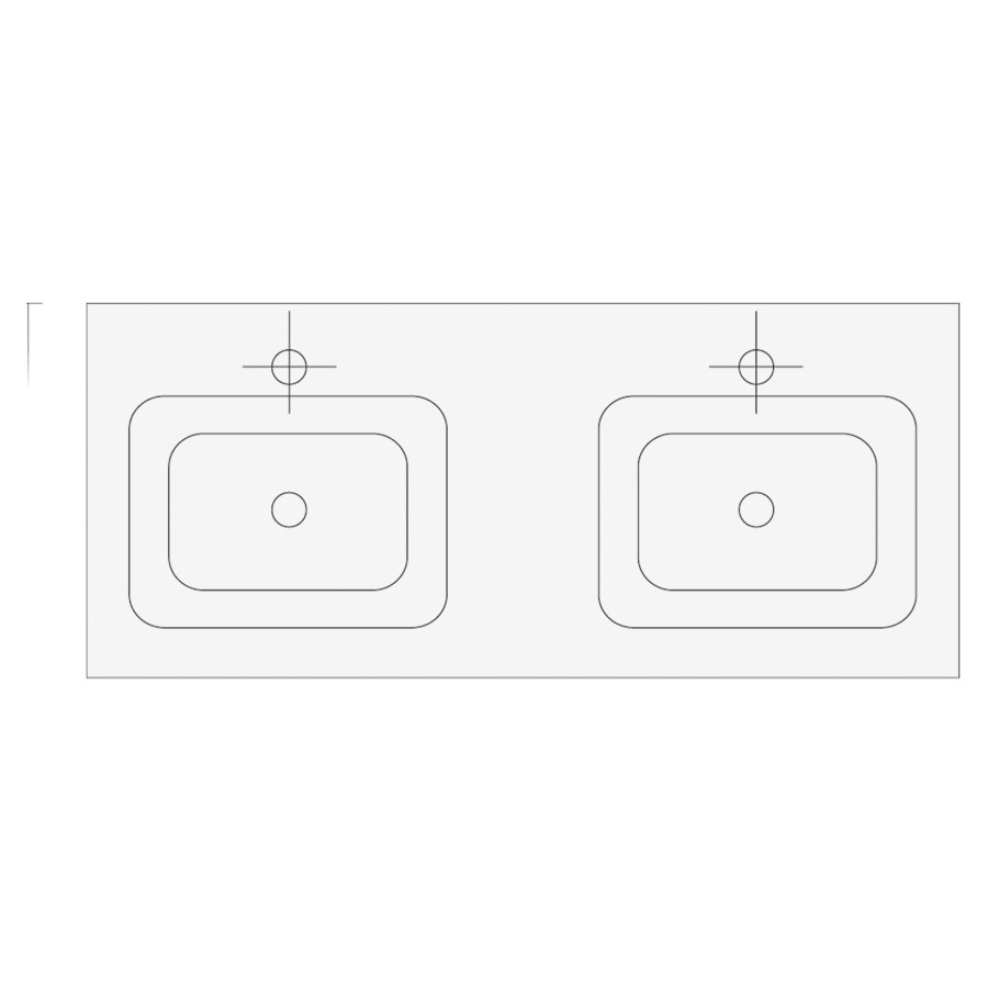 Lavabo DIVO-GIOTTO
121,0 x 1,6 x 52,0 cm
2 lavabos