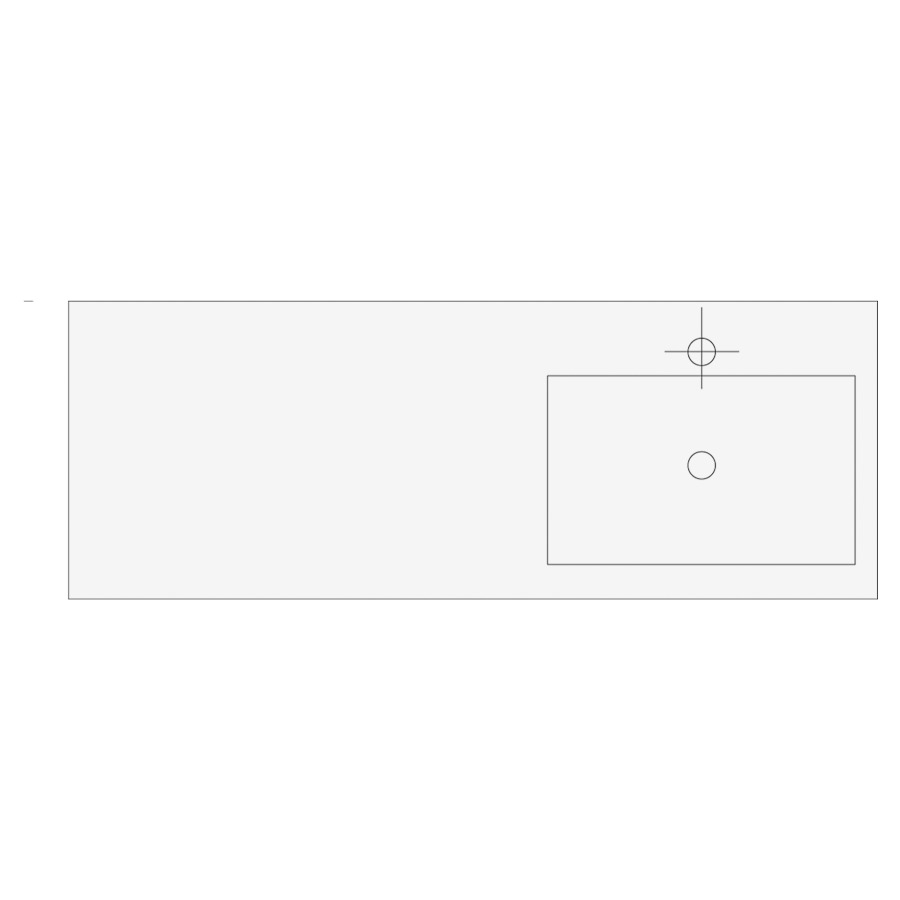 Lavabo QAMAR-DIVO LEONARDO
141,0 x 0,6 x 52,0 cm
lavabo à droite