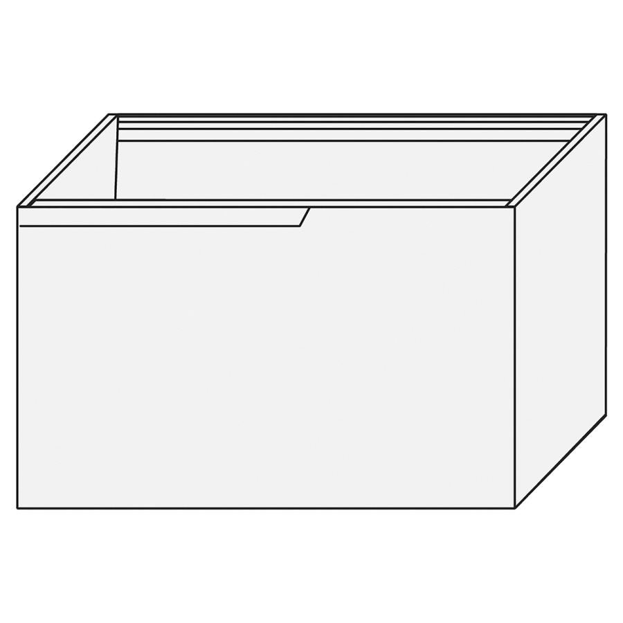 Élément inférieur PRESTIGE
CLASSIC, 100,0 x 48,0
x 50,0 cm
élément à 1 tiroir
fin droite de la combinaison
de meuble