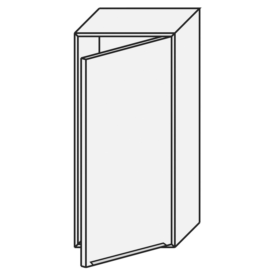 Armoire mi-haute PRESTIGE
30,0 x 80,0 x 21,0 cm
armoire de tablette, 1 porte
charnières à droite
