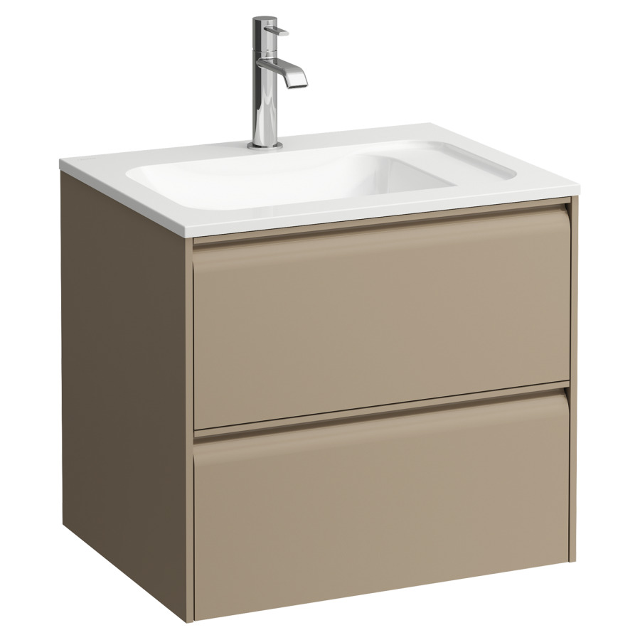 Combinaison de meuble MEDA
57,5 x 51,9 x 44,5 cm
élément à 2 tiroirs, incl.
lavabo blanc mat sans
trop-plein