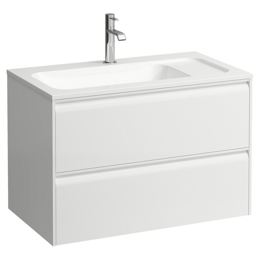 Combinaison de meuble MEDA
77.5 x 51.9 x 44.5 cm
élément à 2 tiroirs, incl.
lavabo blanc mat, sans
trop-plein