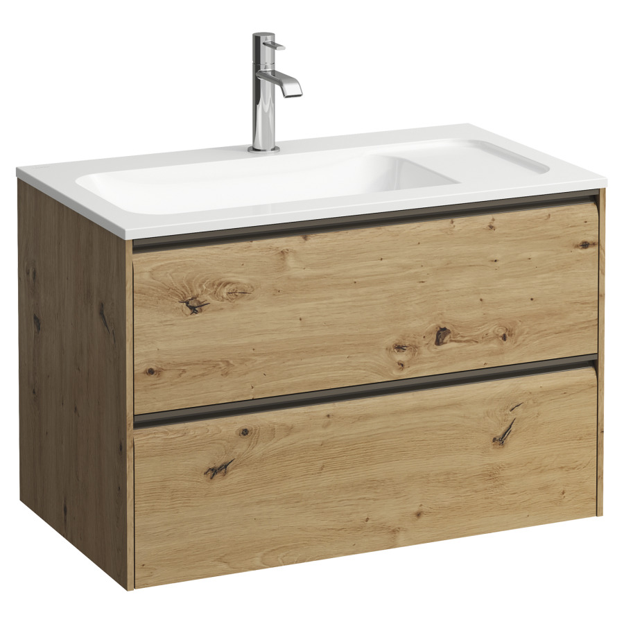 Combinaison de meuble MEDA
77.5 x 51.9 x 44.5 cm
élément à 2 tiroirs, incl.
lavabo blanc mat, sans
trop-plein