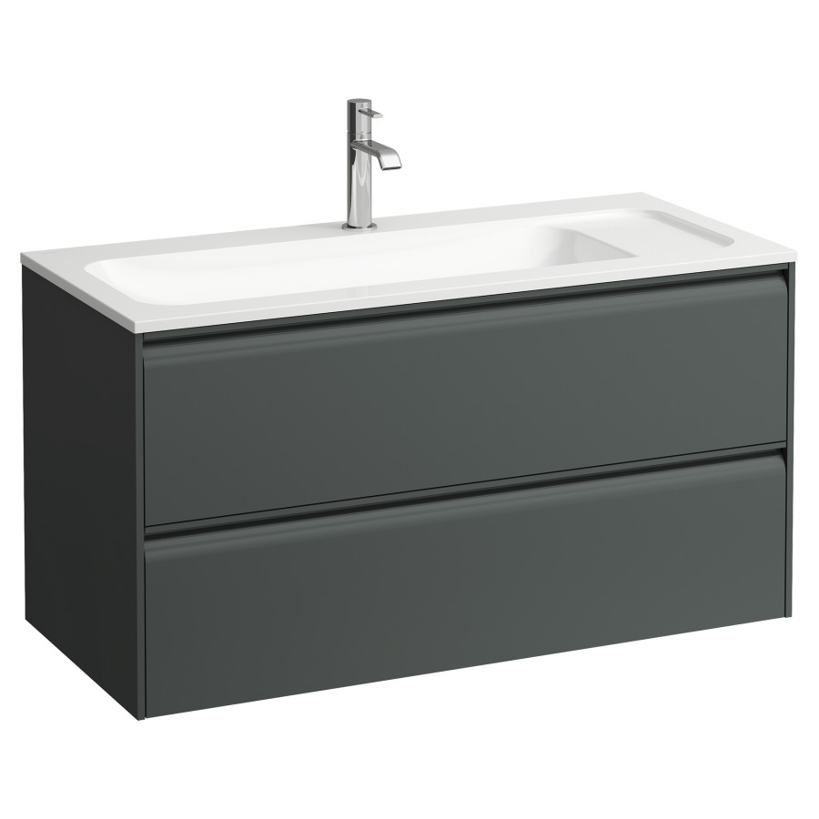 Combinaison de meuble MEDA
97,5 x 51,9 x 44,5 cm
élément à 2 tiroirs, incl.
lavabo blanc mat, sans
trop-plein