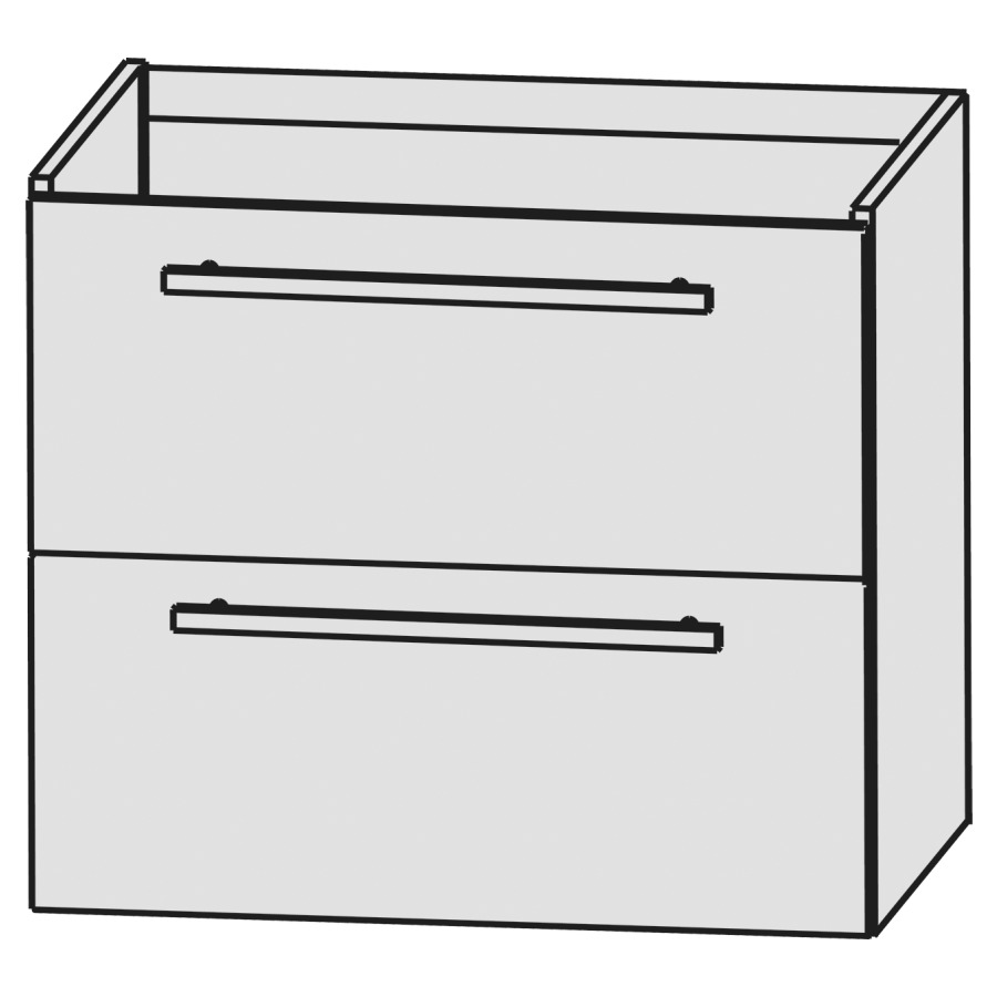 Élément inférieur CONNECT AIR
55,0 x 48,0 x 38,0 cm
élément à 2 tiroirs
pour lavabo Connect Air Cube
214 119