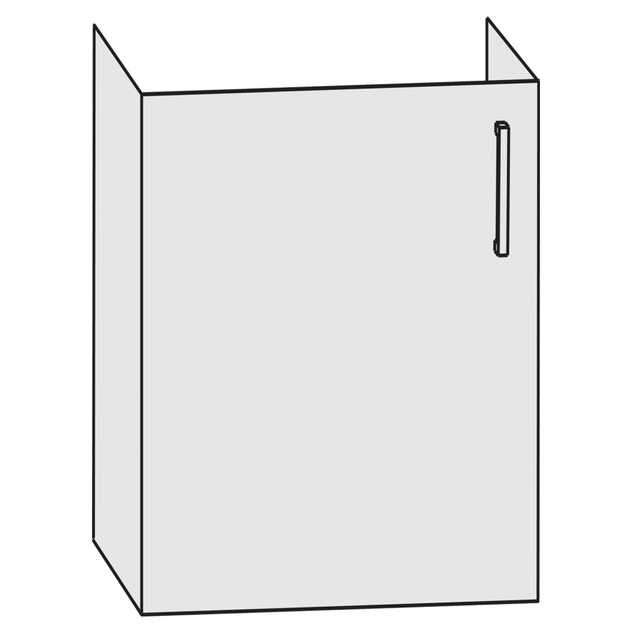 Élément inférieur COLLARO
40,0 x 49,0 x 32,0 cm
armoire de toilette, 1 porte
charnières à gauche
pour lave-mains Collaro
211 790/791