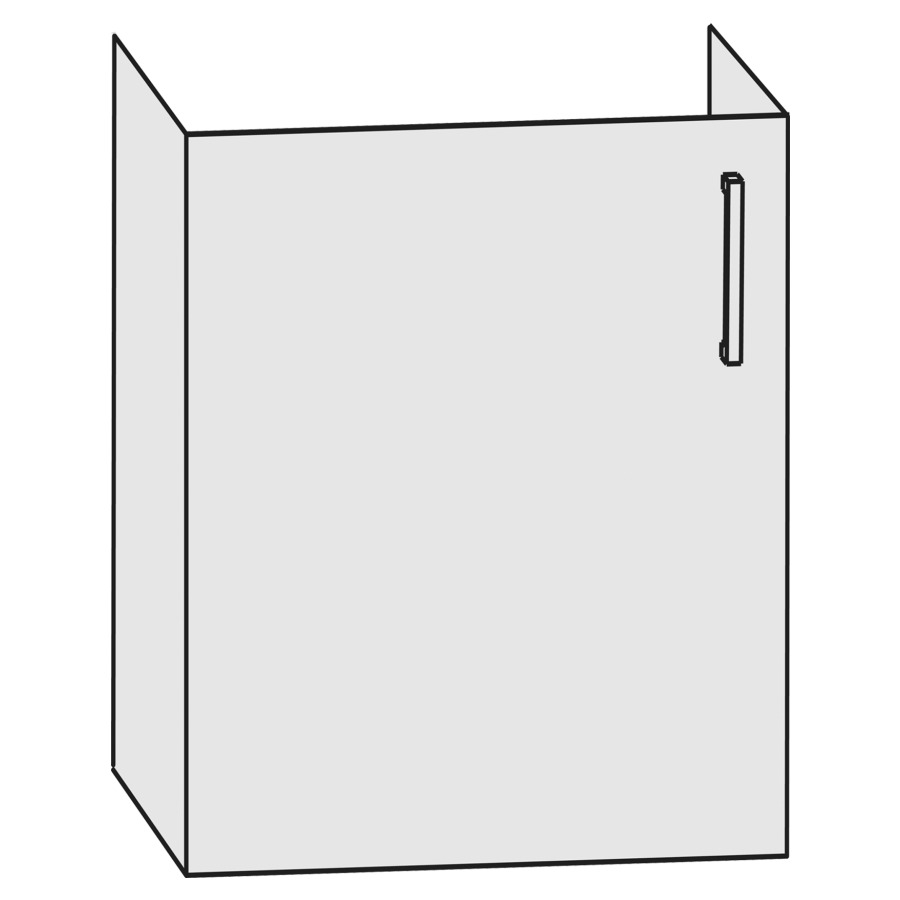 Élément inférieur COLLARO
45,0 x 49,0 x 35,0 cm
armoire de toilette, 1 porte
charnières à gauche
pour lave-mains Collaro
211 792/794