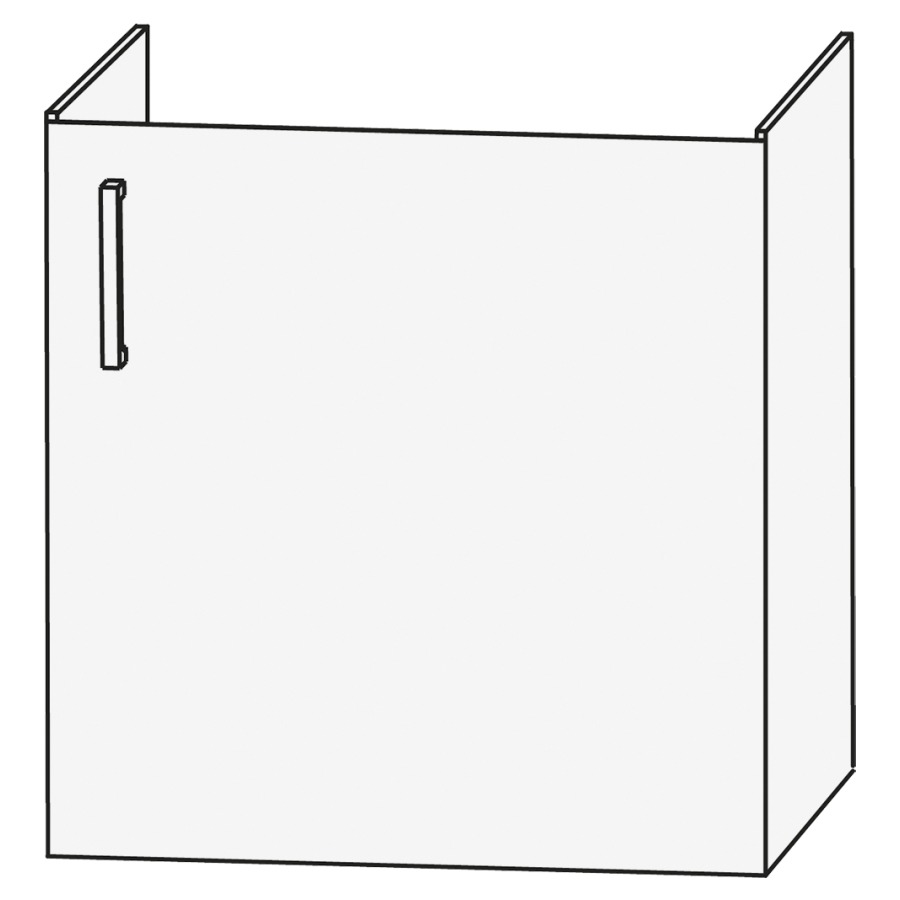 Élément inférieur PRO S
40 x 49 x 29,5 cm
armoire de tablette, 1 porte
charnières à droite
pour lavabo Pro S 221 025
