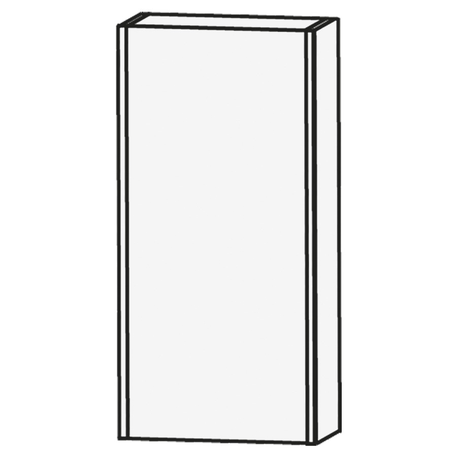 Armoire supérieure HIGH LINE
42 x 64 x 17,2 cm
armoire de tablette, 1 porte
charnières à gauche
1 tablette