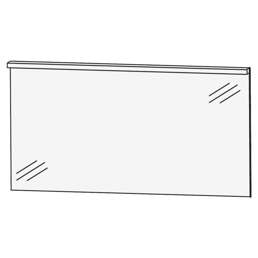Miroir lumineux CONCEPT LINE
LED, 100,0 x 67,2 x 5,9 cm
éclairages LED en haut
9,3 W, comvertisseur 30 W
1 interrupteur