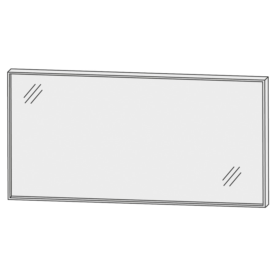 Miroir lumineux CONCEPT LINE
LED, 140,0 x 64,0 x 4,0 cm
cadre-LED en aluminium
éclairage LED périphérique
1 palpeur pour
éclairage-Emotion
1 convertisseur LED 60 W
52 W