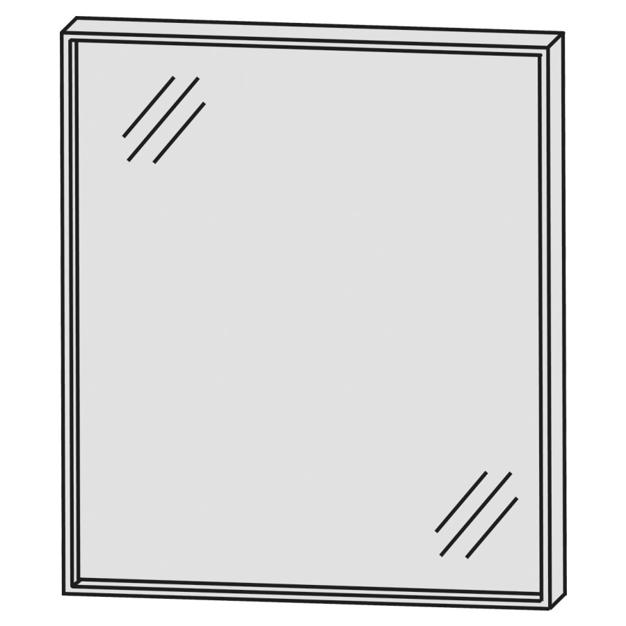Miroir lumineux CONCEPT LINE
LED, 60,0 x 64,0 x 4,0 cm
cadre-LED en aluminium
éclairage LED périphérique
1 palpeur pour
éclairage-Emotion
1 convertisseur LED 60 W
37,2 W