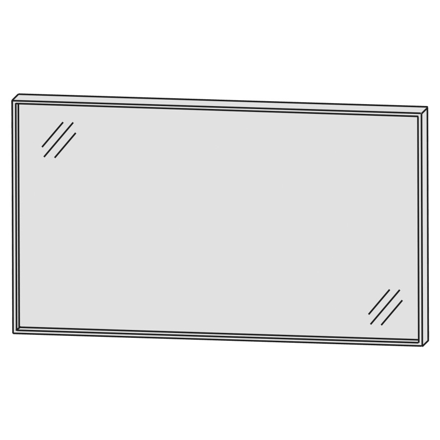 Miroir lumineux CONCEPT LINE
LED, 120,0 x 64,0 x 4,0 cm
cadre-LED en aluminium
éclairage LED périphérique
1 palpeur pour
éclairage-Emotion
1 convertisseur LED 60 W
55,8 W