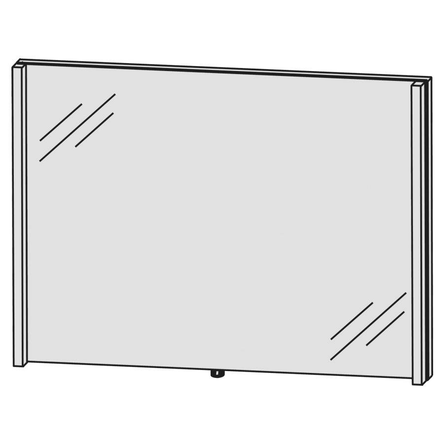 Miroir lumineux CONCEPT LINE
LED, 110,0 x 80,0 x 4,3 cm
2 éclairages LED verticals
2 x 12,4 W, comvertisseur 30 W
1 palpeur pour éclairage-
Emotion