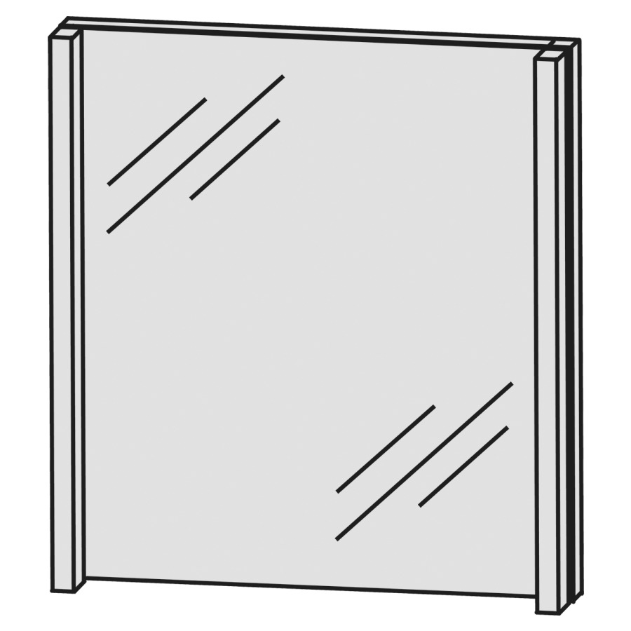 Miroir lumineux CONCEPT LINE
LED, 60,0 x 64,0 x 4,3 cm
2 éclairages LED verticals
2 x 6 W, comvertisseur 30 W
1 interrupteur