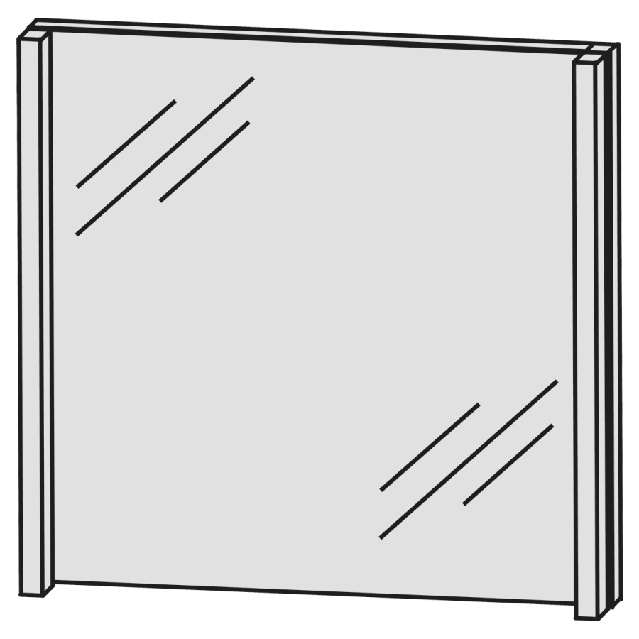Miroir lumineux CONCEPT LINE
LED, 70,0 x 64,0 x 4,3 cm
2 éclairages LED verticals
2 x 6 W, comvertisseur 30 W
1 interrupteur