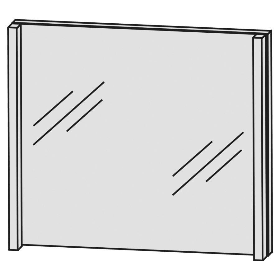 Miroir lumineux CONCEPT LINE
LED, 80,0 x 64,0 x 4,3 cm
2 éclairages LED verticals
2 x 6 W, comvertisseur 30 W
1 interrupteur