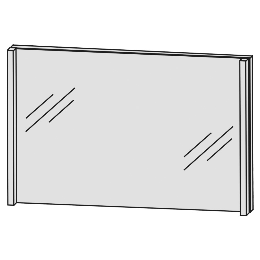 Miroir lumineux CONCEPT LINE
LED, 110,0 x 64,0 x 4,3 cm
2 éclairages LED verticals
2 x 6 W, comvertisseur 30 W
1 interrupteur