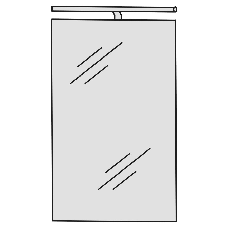 Miroir lumineux CONCEPT LINE
LED, 40,0 x 80,0 x 2,8 cm
eclairage LED 40 cm, 8,4 W
comvertisseur 15 W
1 interrupteur