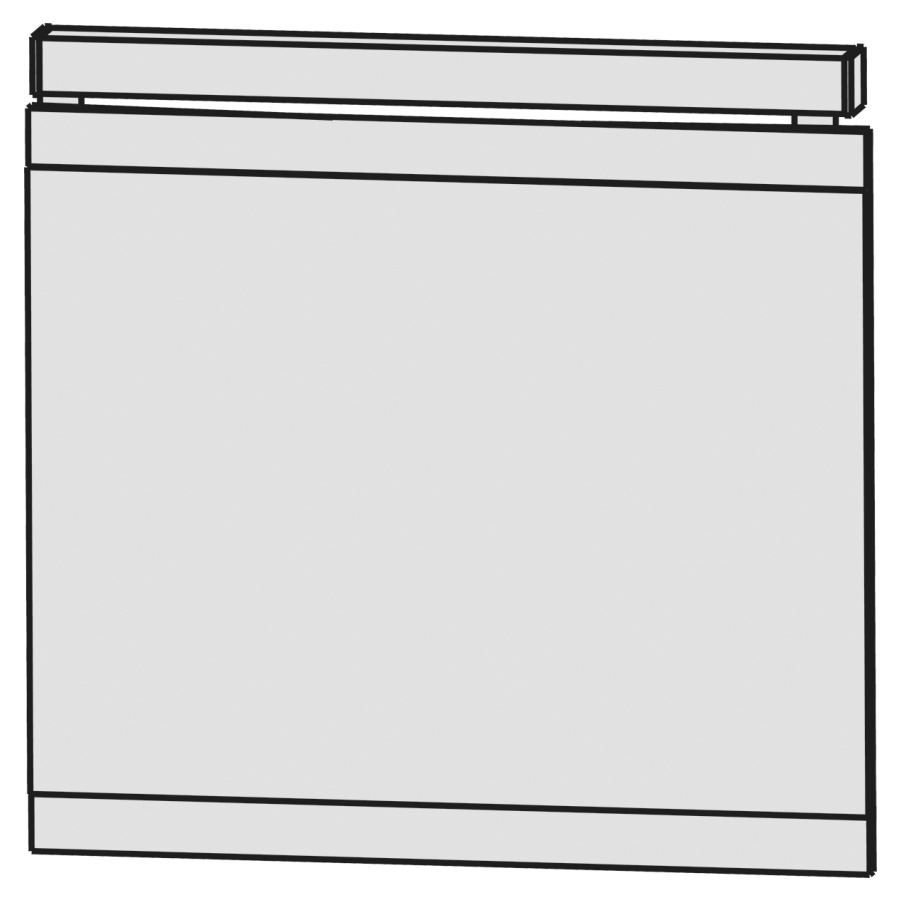 Miroir lumineux CONCEPT LINE
LED, 60 x 64 x 10,1 cm
luminaire apparent LED 40 cm
1 palpeur pour éclairage-
Emotion 5,9 W/480 lumes
1 convertisseur 15 W