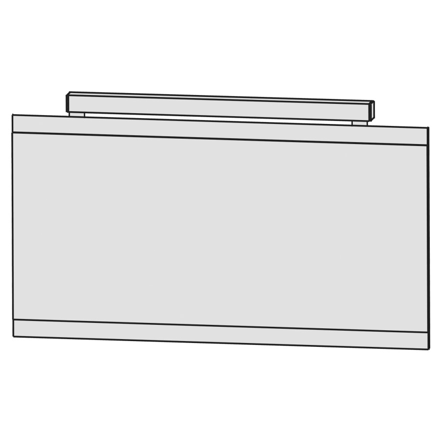 Miroir lumineux CONCEPT LINE
LED, 120 x 64 x 10,1 cm
luminaire apparent LED 90 cm
1 palpeur pour éclairage-
Emotion 13,7 W/1119 lumes
1 convertisseur 30 W