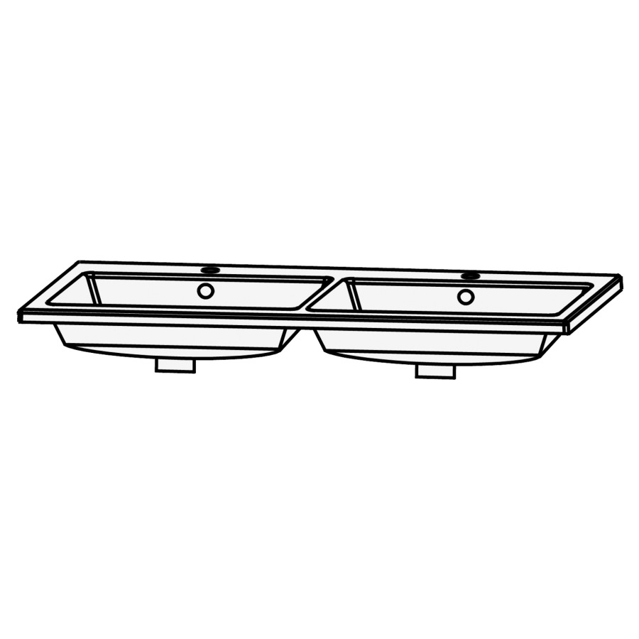 Lavabo double Concept Line