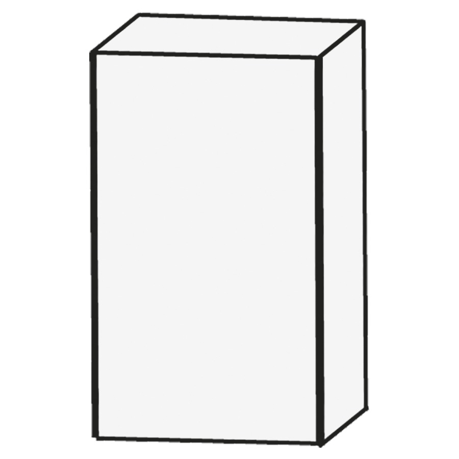 Armoire supérieure CONCEPT
LINE, 40 x 64 x 15 cm
armoire de tablette, 1 porte
charnières à gauche
1 tablette