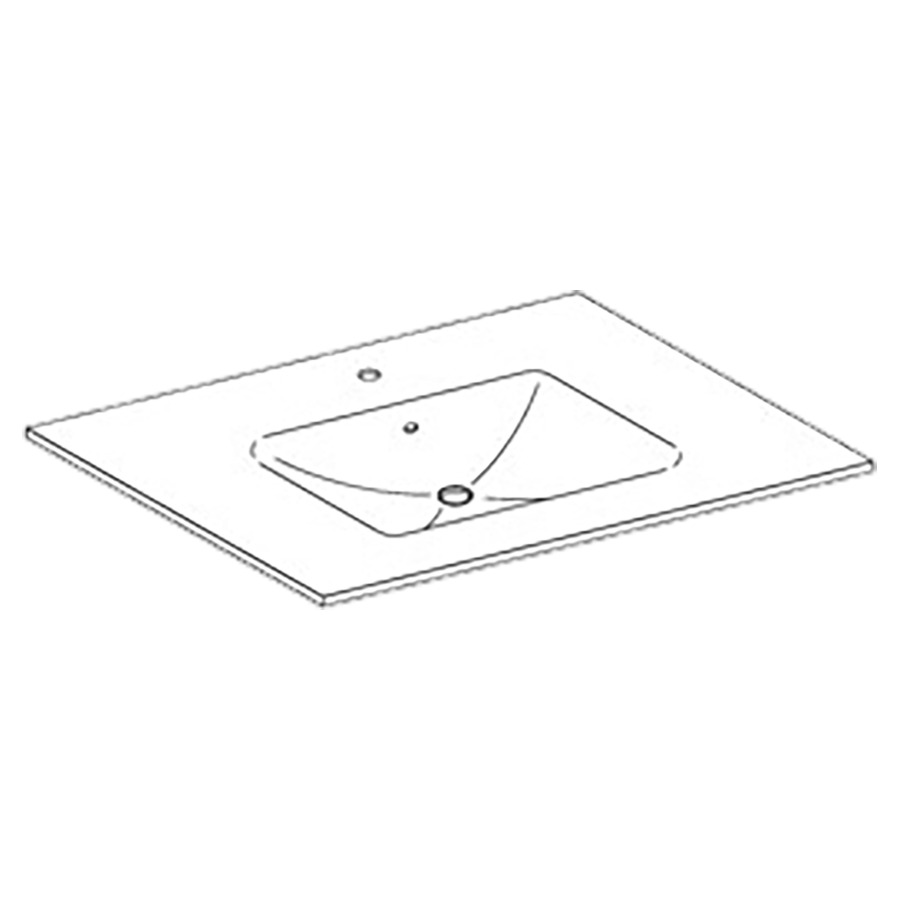 Lavabo TULLI ZUCCARI
95,5 x 1,2 x 51,5 cm
avec trop-plein