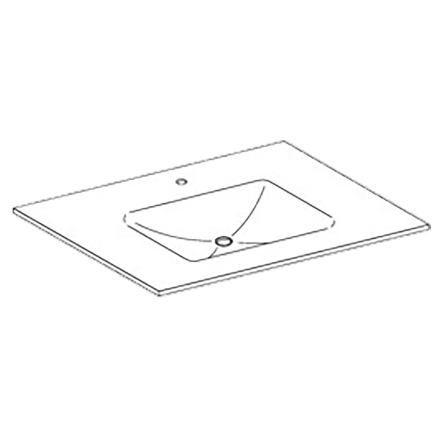 Lavabo TULLI ZUCCARI
95,5 x 1,2 x 51,5 cm
sans trop-plein