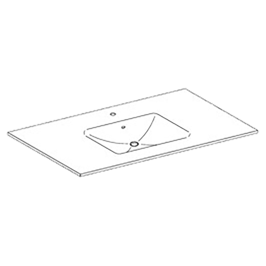 Lavabo TULLI ZUCCARI
120,5 x 1,2 x 51,5 cm
avec trop-plein