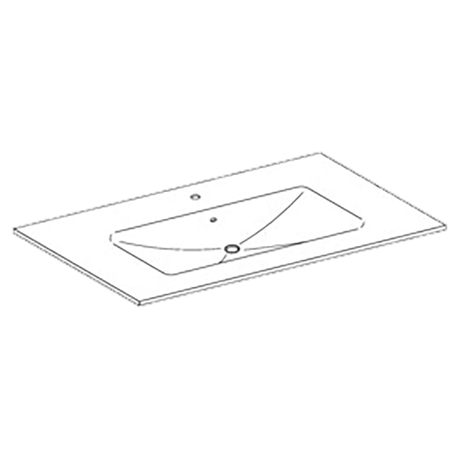 Lavabo TULLI ZUCCARI
120,5 x 1,5 x 51,5 cm
avec trop-plein