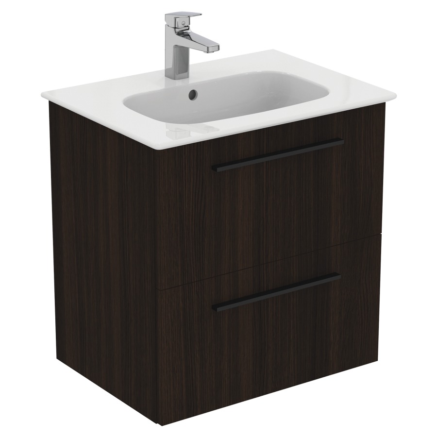Combination de lavabo IDEAL
STANDARD I.LIFE A
64,0 x 64,5 x 46,0 cm
élément à 2 tiroirs, avec
lavabo et fixation