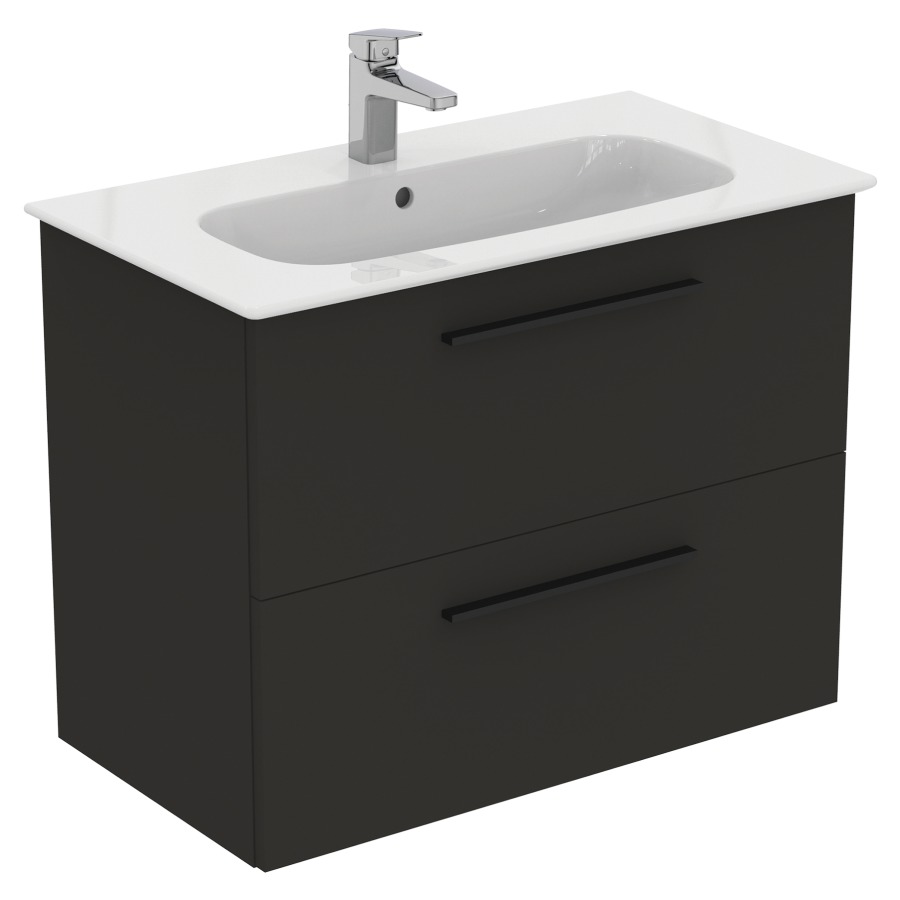 Combination de lavabo IDEAL
STANDARD I.LIFE A
84,0 x 64,5 x 46,0 cm
élément à 2 tiroirs, avec
lavabo et fixation