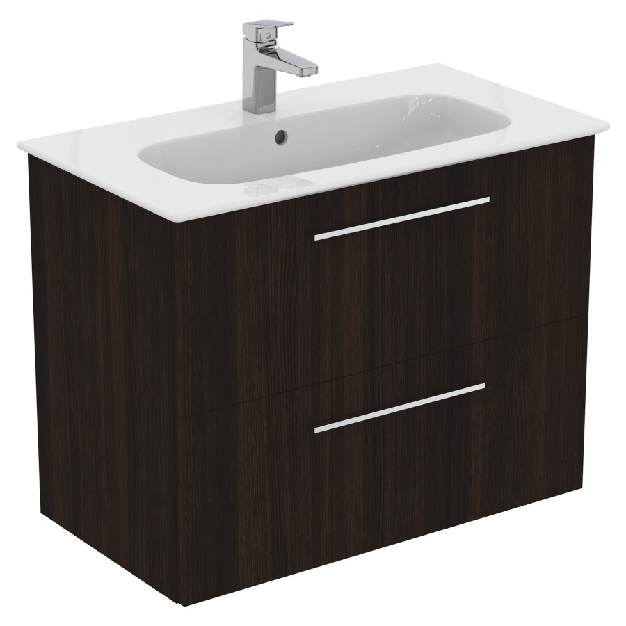Combination de lavabo IDEAL
STANDARD I.LIFE A
84,0 x 64,5 x 46,0 cm
élément à 2 tiroirs, avec
lavabo et fixation