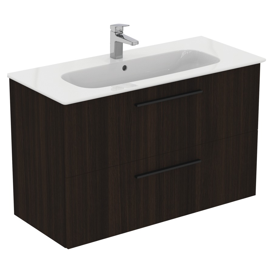 Combination de lavabo IDEAL
STANDARD I.LIFE A
104,0 x 64,5 x 46,0 cm
élément à 2 tiroirs, avec
lavabo et fixation