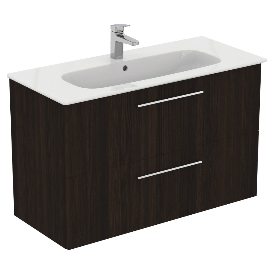 Combination de lavabo IDEAL
STANDARD I.LIFE A
104,0 x 64,5 x 46,0 cm
élément à 2 tiroirs, avec
lavabo et fixation
