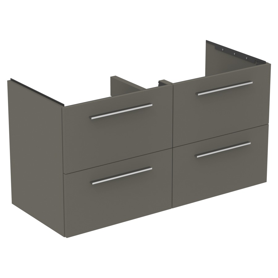 Élément inférieur IDEAL
STANDARD I.LIFE B
120,0 x 63,0 x 50.5 cm
pour lavabo double Ideal
Standard i.life B 212 738
2 éléments à chacune 2 tiroirs
poignées à commander
séparément 265 941