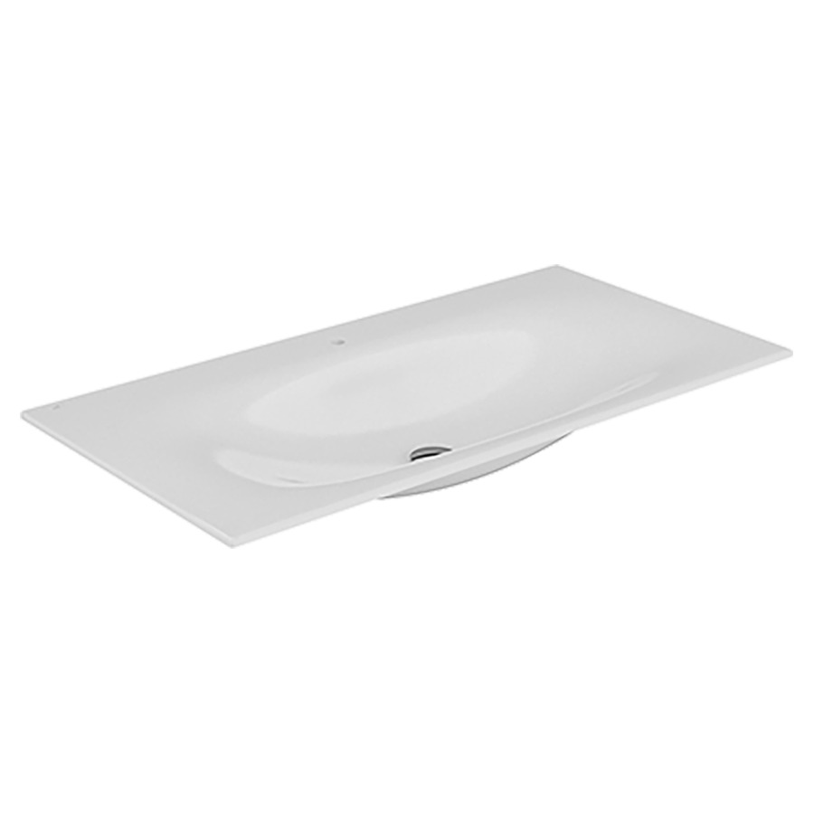 Lavabo EDITION 11
105,5 x 1,7 x 53,8 cm
céramique, système de vidage
et de trop-plein Clou
utilisable seulement avec
meuble sous lavabo