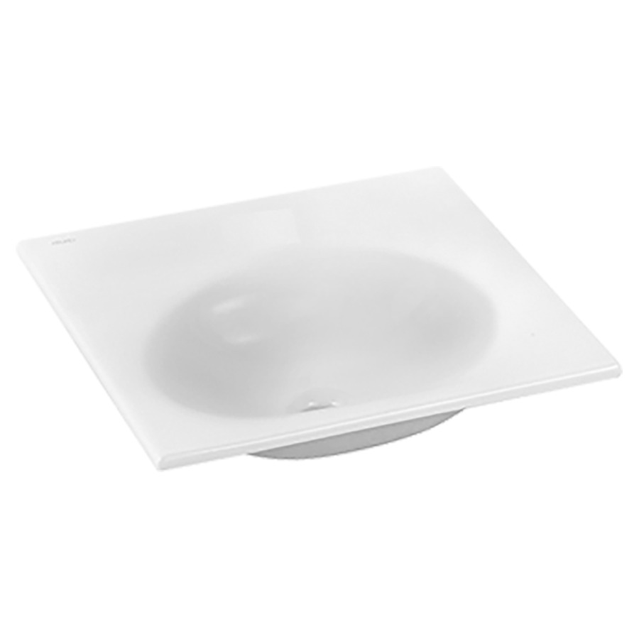 Lavabo EDITION 11
43,8 x 1,2 x 43,8 cm
céramique, sans trop-plein
utilisable seulement avec
meuble sous lavabo 267 592/593
ou avec plan de lavabo
267 594-596