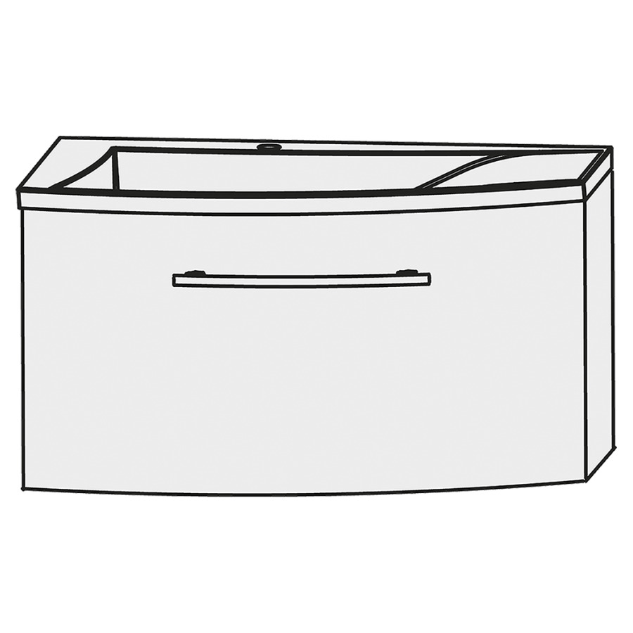 Meuble avec lavabo Conncept Line Wings