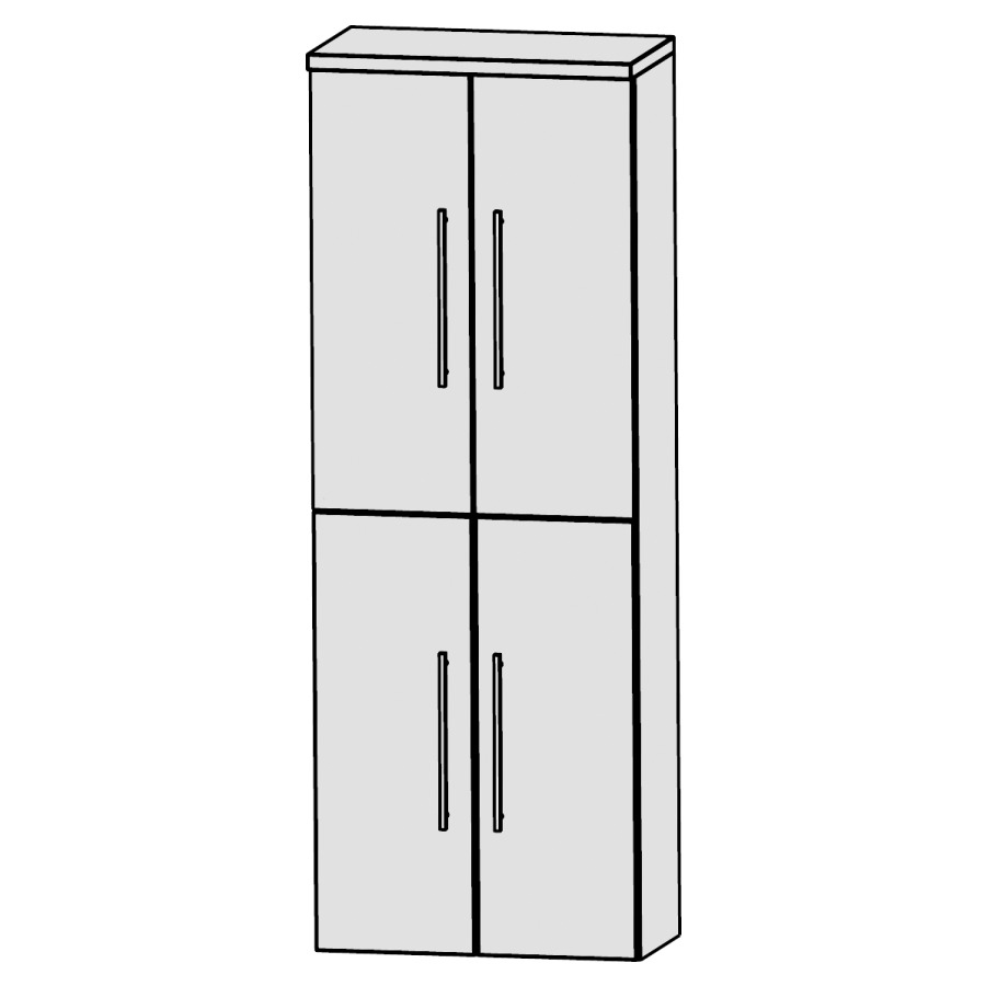 Armoire haute LAGUNA
60 x 160 x 17-32 cm
2 armoires de tablette à
chacune 2 portes
SPECIFIER LE DIMENSION DU
PROFONDEUR